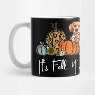 It's Fall Y'all Pumpkin Beagle Mug